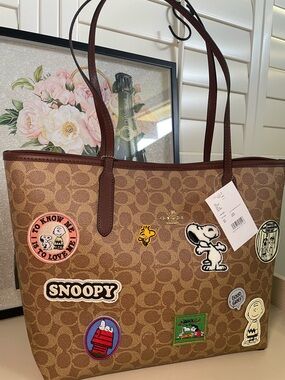 Coach Snoopy City Tote